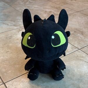 Universal Studio How to train your Dragon Toothless Stuffed Dragon Toy